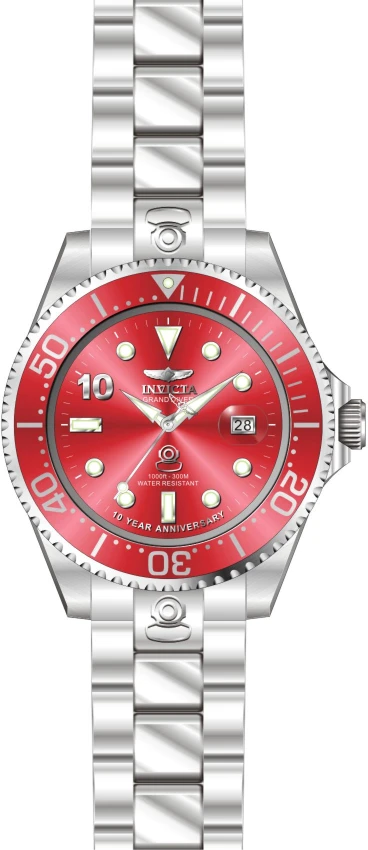 数量限定】INV1811STP Sterling Silver/Red 36L INV1811STP Sterling