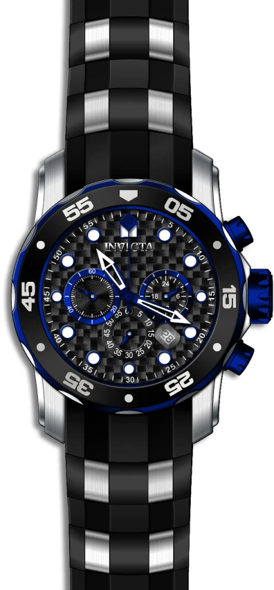 Offerdal 掛時計 ネイビー 約30cm Pro Diver model 17878 | Invictawatch