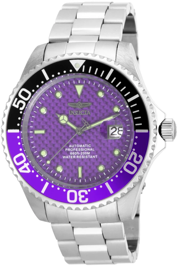 【新品未使用】INVICTA　インビクタ　腕時計　紫　パープル　箱付き Pro Diver model 18261 | Invictawatch