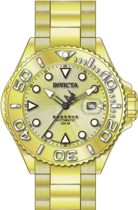 GOLDS infinity 新品ノースリーブ イエロー Reserve model 22856 | Invictawatch
