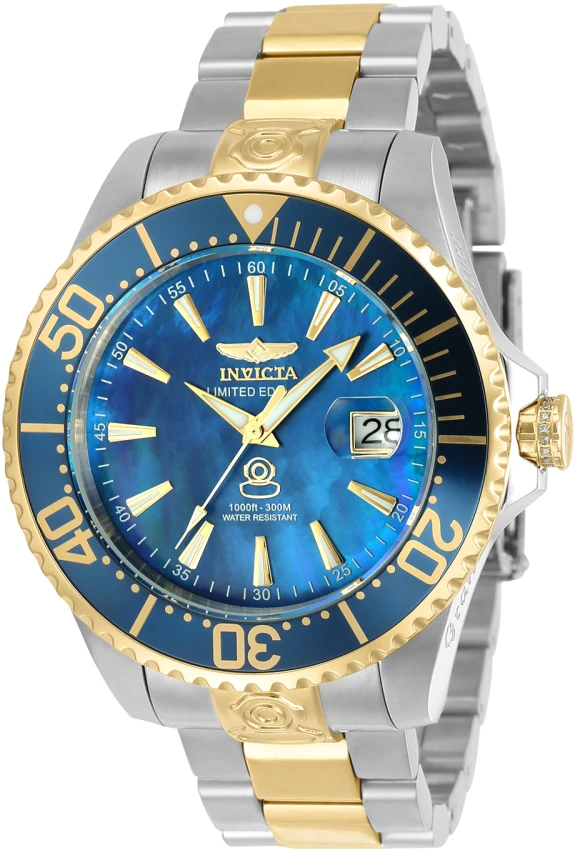 クラウンst ブルー　ゴールドリム Pro Diver model 23305 | Invictawatch
