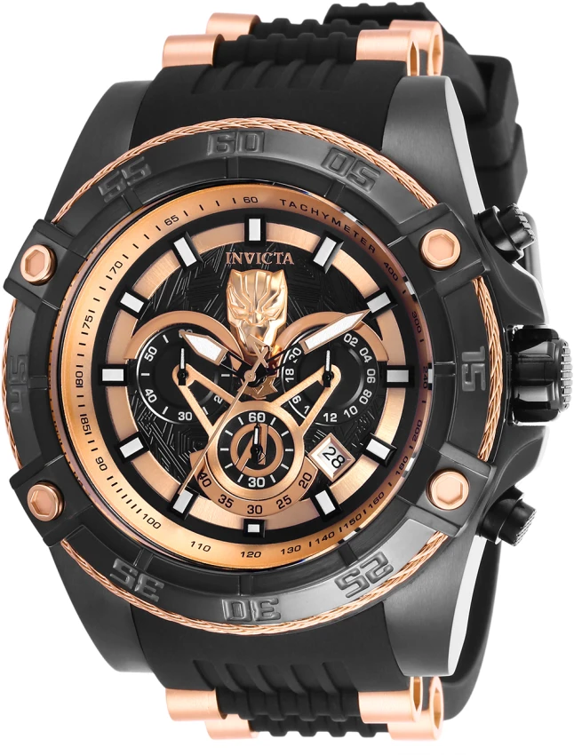 ROTHWELL ダブルウォッチワインダー 腕時計 ブラック Marvel model 26804 | Invictawatch