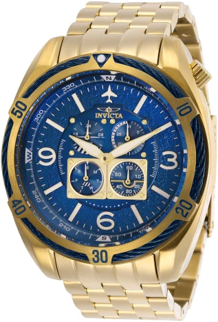透明クリアスケルトン時計メンズ滑らかに流れるスイープ運針INVICTA Aviator model 28089 | Invictawatch