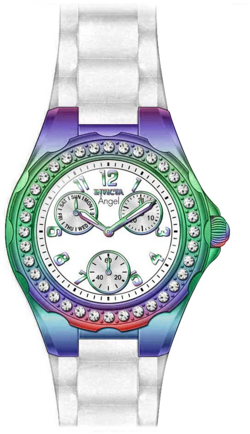 天女の羽衣　未開封　玄光石　ラジウム鉱石プリント加工　ベスト　蓮花戯水 Angel model 38751 | Invictawatch