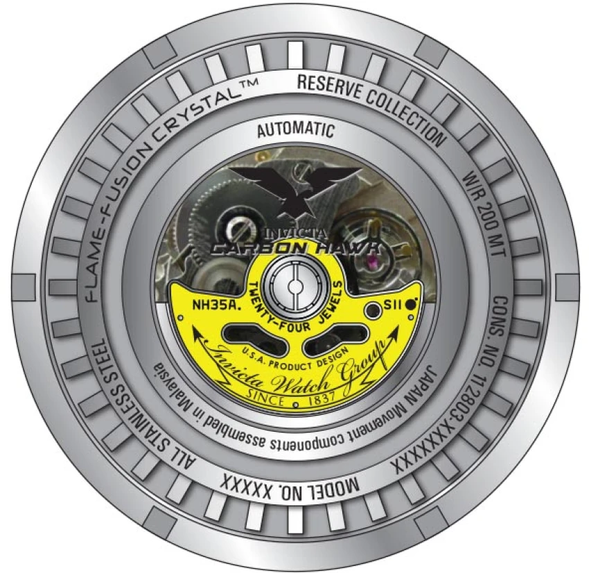 シロウ様オーダー Carbon Hawk model 38908 | Invictawatch