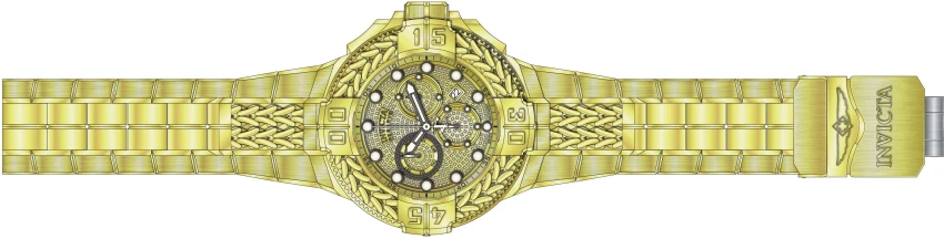 ラジャス　ゴールドゲルマニウム Gladiator model 44464 | Invictawatch