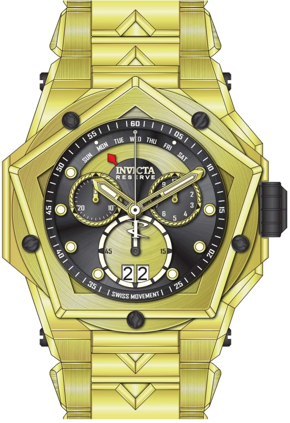 ラジャス　ゴールドゲルマニウム Helios model 44476 | Invictawatch