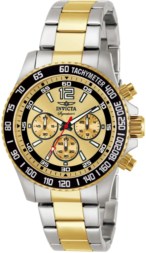 ウォッチマンさま限定セットー2. ゴールドパール Signature model 7408 | Invictawatch