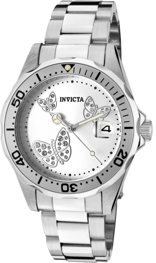 Женские часы Invicta Angel - 38mm, Steel (ZG-12503), цвет: Стальной — фото 4