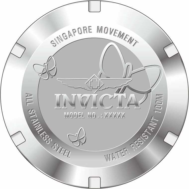Женские часы Invicta Angel - 38mm, Steel (ZG-12503), цвет: Стальной — фото 3