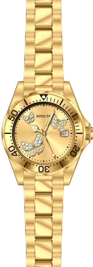 Женские часы Invicta Angel - 38mm, Gold (ZG-12505), цвет: Золотой — фото 2
