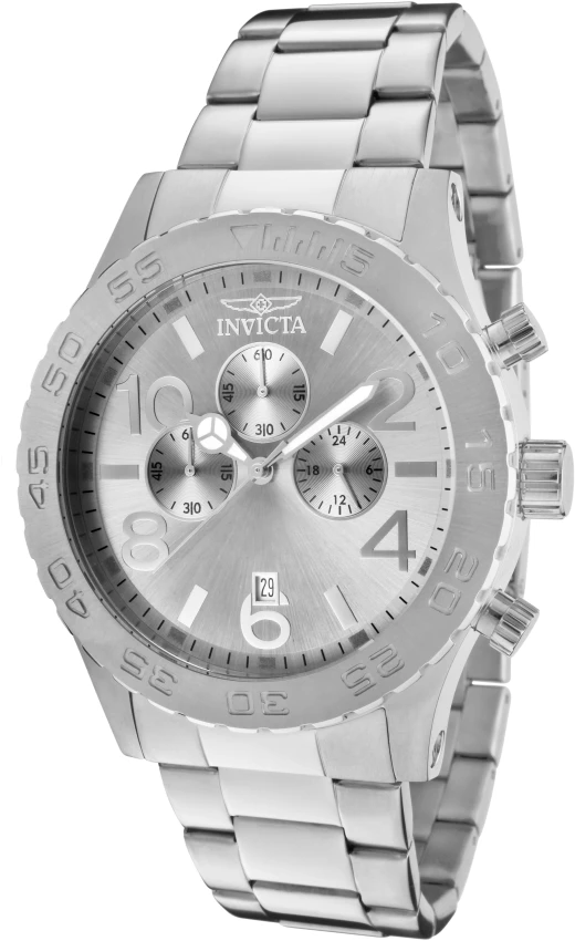 Мужские часы Invicta Specialty Pulse Watch - 50mm. Steel (1269), цвет: Стальной — фото 4