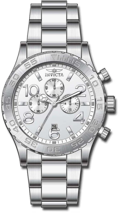 Мужские часы Invicta Specialty Pulse Watch - 50mm. Steel (1269), цвет: Стальной — фото 2
