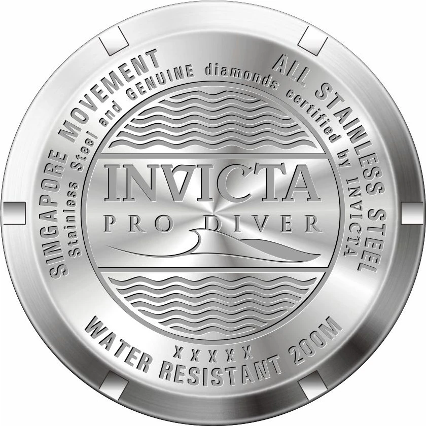 Мужские часы Invicta Pro Diver Crestlink 0.06 Carat Diamond Watch - 40mm, Rose Gold (12821), цвет: Золотой — фото 3