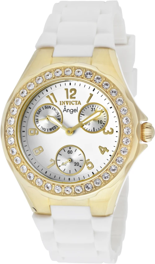Женские часы Invicta Angel - 38mm, White (1644), цвет: Белый — фото 4