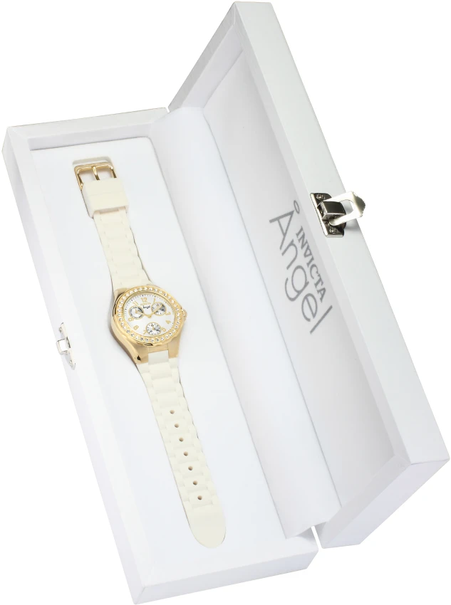 Женские часы Invicta Angel - 38mm, White (1644), цвет: Белый — фото 6