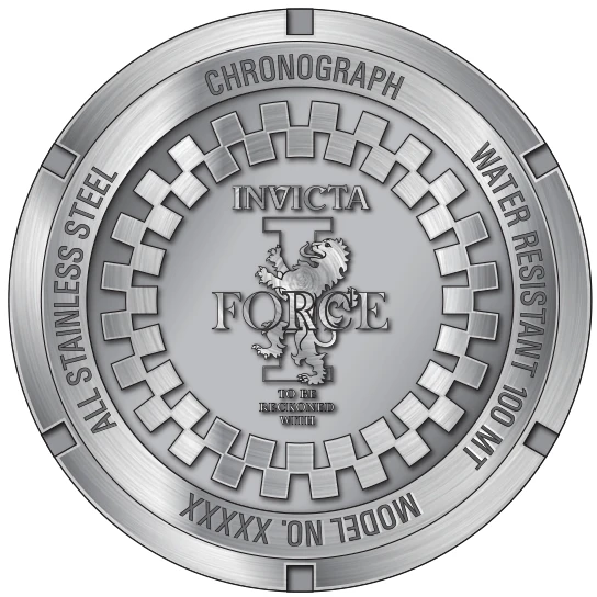 Мужские часы Invicta I-Force Barricon Watch - 52mm, Black (16974), цвет: Чёрный — фото 3