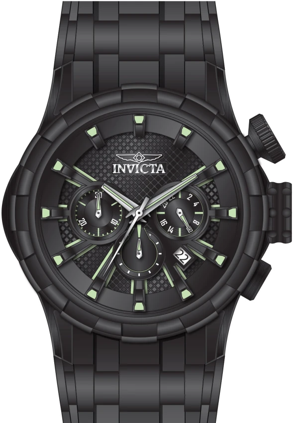 Мужские часы Invicta I-Force Barricon Watch - 52mm, Black (16974), цвет: Чёрный — фото 2