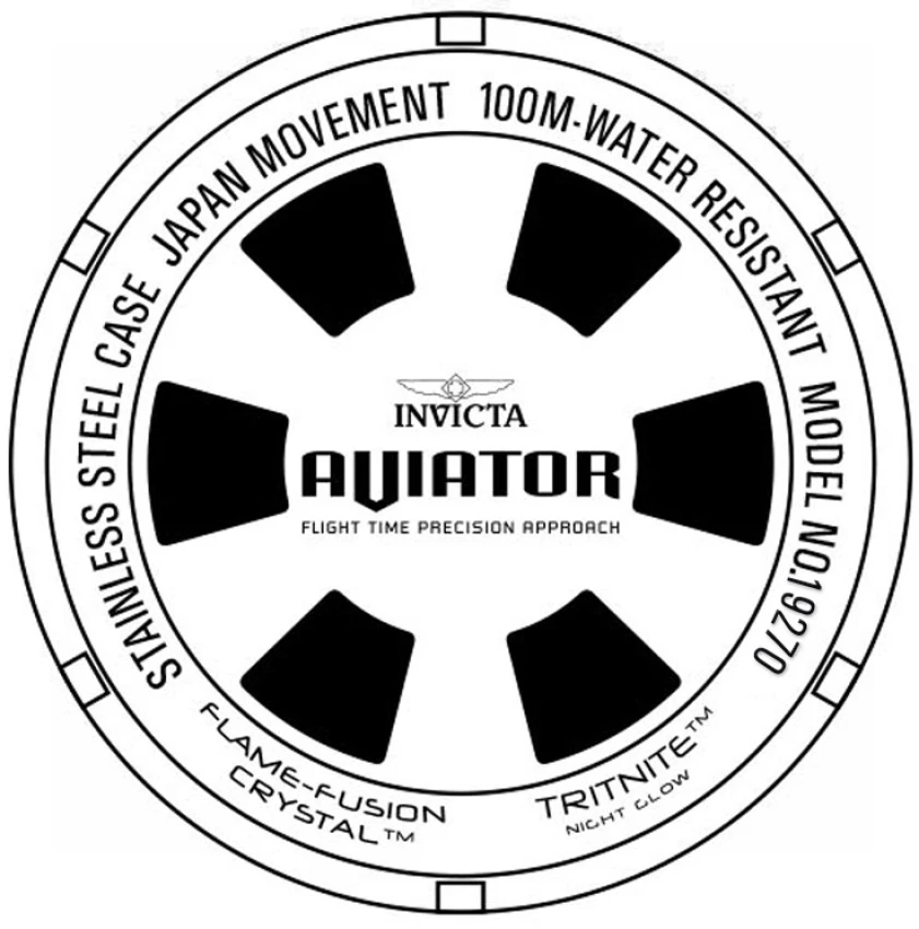 Мужские часы Invicta Aviator Pro Altitude Watch - 52mm, Blue (19270), цвет: Синий — фото 3
