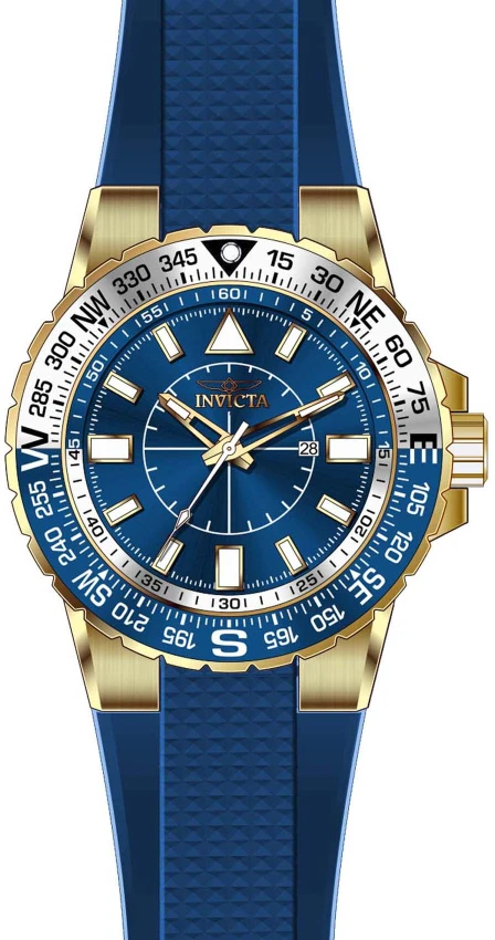 Мужские часы Invicta Aviator Pro Altitude Watch - 52mm, Blue (19270), цвет: Синий — фото 2