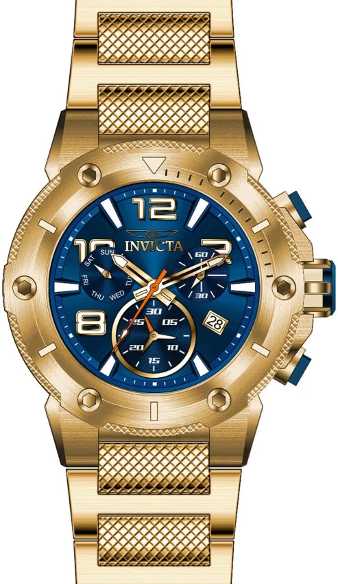 Мужские часы Invicta Speedway Septara Swiss Ronda Z60 Caliber - 51.5mm, Gold (ZG-19532), цвет: Золотой — фото 2