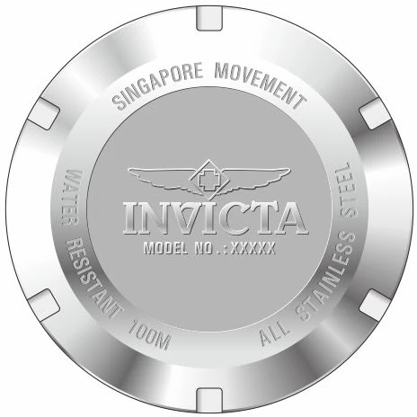 Женские часы Invicta Pro Diver Velamark - 38mm, Steel, Gold (20215), цвет: Стальной / Золотой — фото 3