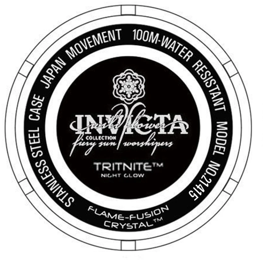 Женские часы Invicta Wildflower Watch - 40mm, White (21415), цвет: Белый — фото 3