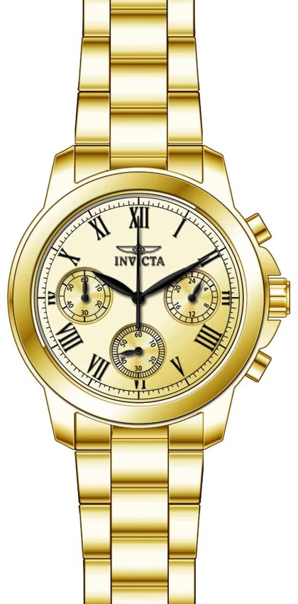 Женские часы Invicta Specialty - 37mm, Gold (ZG-21654), цвет: Золотой — фото 2
