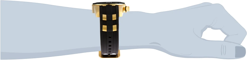 Мужские часы Invicta Pro Diver Scuba Watch - 50mm, Black, Gold (ZG-22346), цвет: Чёрный / Золотой — фото 6