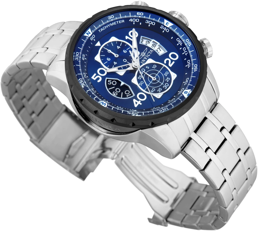 Мужские часы Invicta Aviator Watch - 48mm, Steel (ZG-22970), цвет: Стальной — фото 5