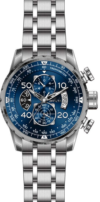 Мужские часы Invicta Aviator Watch - 48mm, Steel (ZG-22970), цвет: Стальной — фото 2