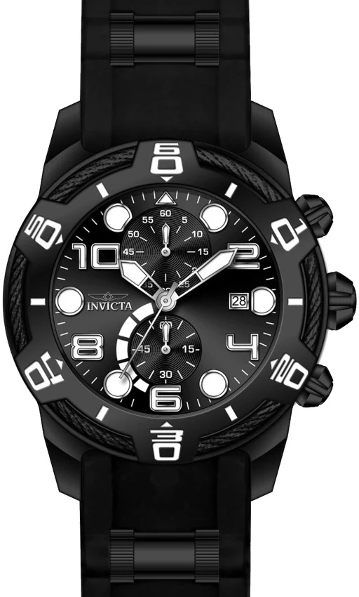 Мужские часы Invicta Bolt Tensile - 50mm. Black (ZG-24220), цвет: Чёрный — фото 2