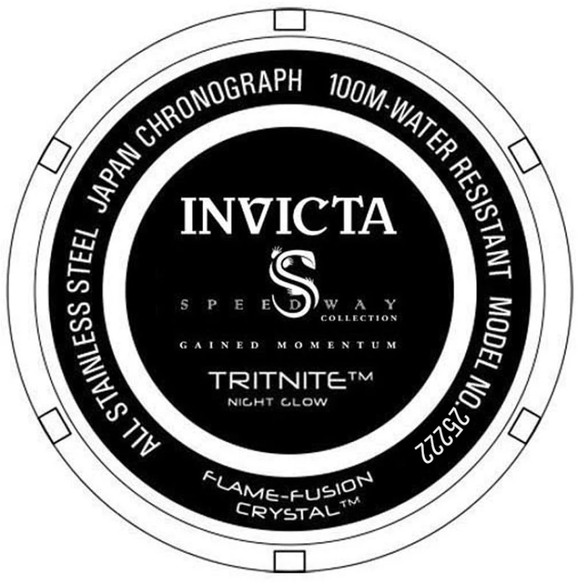 Мужские часы Invicta Speedway - 45mm, Steel (ZG-25222), цвет: Стальной — фото 3