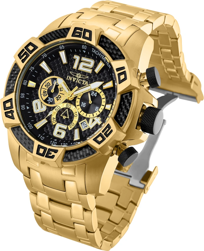 Мужские часы Invicta Pro Diver Scuba Watch - 50mm, Gold (ZG-25853), цвет: Золотой — фото 5