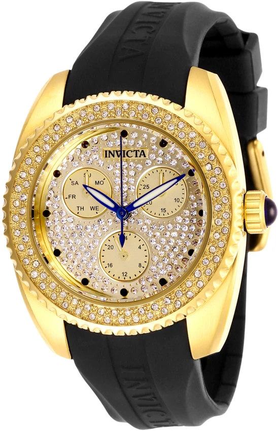 Женские часы Invicta Angel - 38mm, Black (ZG-28485), цвет: Чёрный — фото 4