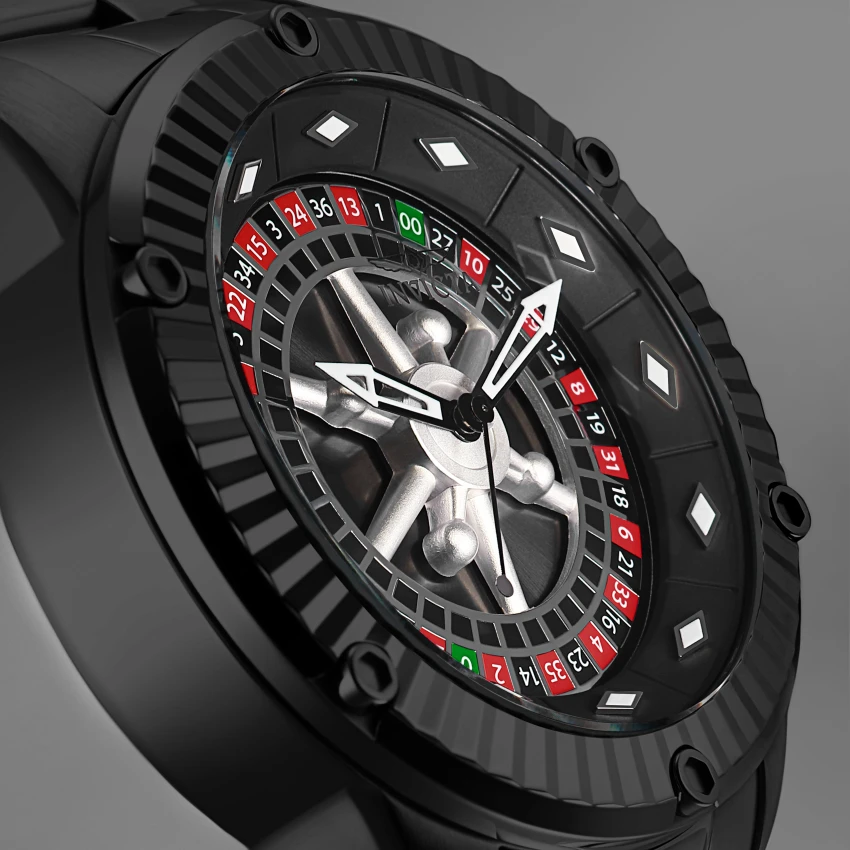 Мужские часы Invicta Specialty Roulette Automatic - 52mm, Black (ZG-28712), цвет: Чёрный — фото 7
