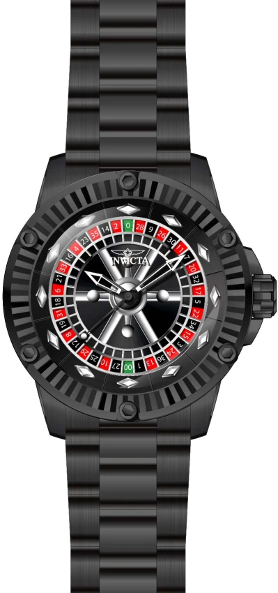 Мужские часы Invicta Specialty Roulette Automatic - 52mm, Black (ZG-28712), цвет: Чёрный — фото 2