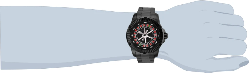 Мужские часы Invicta Specialty Roulette Automatic - 52mm, Black (ZG-28712), цвет: Чёрный — фото 5