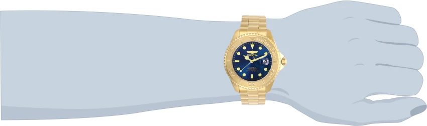 Мужские часы Invicta Grand Diver Raylith Automatic Watch - 47mm. Gold (ZG-28951), цвет: Золотой — фото 5
