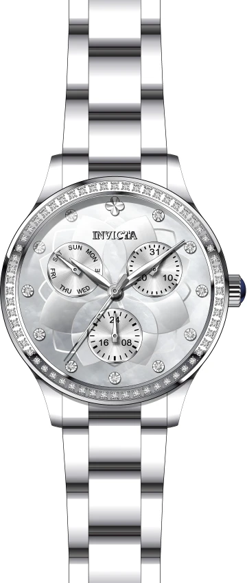 Женские часы Invicta Wildflower Watch - 35mm. Steel (29090), цвет: Стальной — фото 2