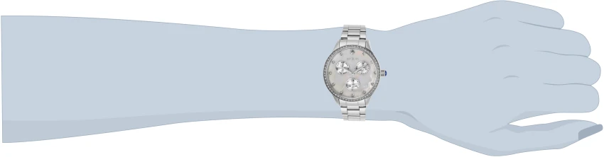 Женские часы Invicta Wildflower Watch - 35mm. Steel (29090), цвет: Стальной — фото 6