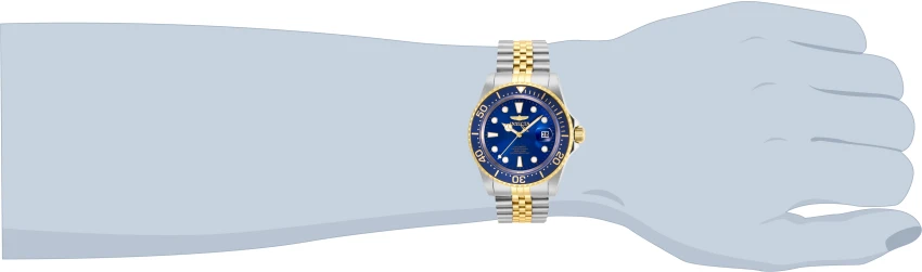 Мужские часы Invicta Pro Diver Navigator Automatic - 42mm. Steel, Gold (ZG-30093), цвет: Стальной / Золотой — фото 4