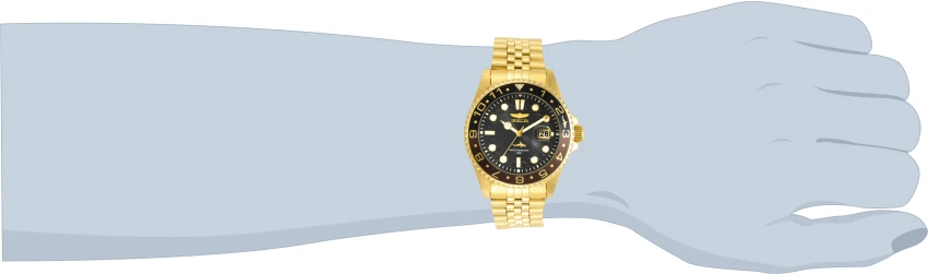 Мужские часы Invicta Pro Diver Heritage Watch - 43mm. Gold (ZG-30622), цвет: Золотой — фото 4