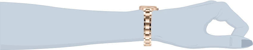 Женские часы Invicta Wildflower Watch w/ Mother of Pearl Dial - 35mm, Rose Gold (32084), цвет: Золотой — фото 4
