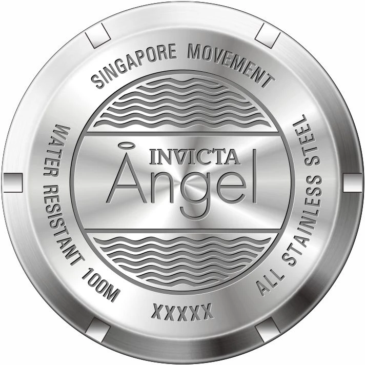 Женские часы Invicta Angel Swiss Ronda 505 Caliber - 34mm, Steel (ZG-33360), цвет: Стальной — фото 3