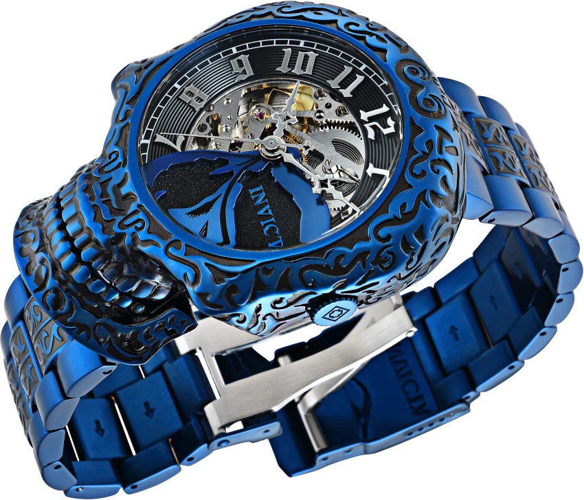 Мужские часы Invicta Artist Grimoire Quartz Watch - 50.5mm, Black, Blue (33968), цвет: Чёрный / Синий — фото 4