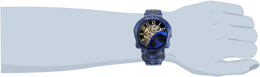 Мужские часы Invicta Artist Grimoire Quartz Watch - 50.5mm, Black, Blue (33968), цвет: Чёрный / Синий — фото 6