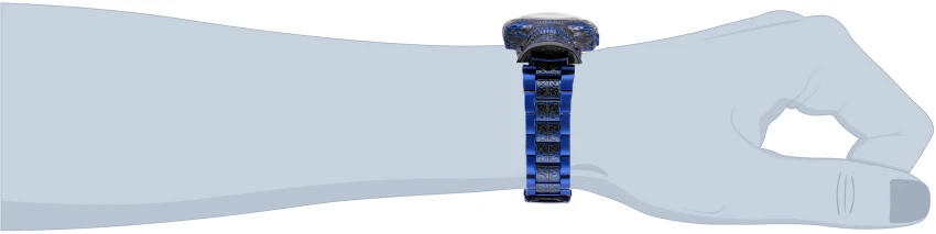 Мужские часы Invicta Artist Grimoire Quartz Watch - 50.5mm, Black, Blue (33968), цвет: Чёрный / Синий — фото 5