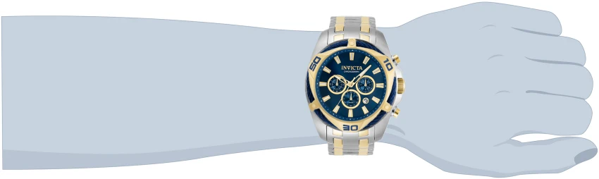 Мужские часы Invicta Bolt Tensora Watch - 50mm, Steel, Gold (ZG-34125), цвет: Стальной / Золотой — фото 5