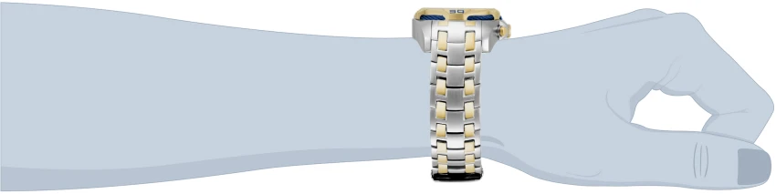 Мужские часы Invicta Bolt Tensora Watch - 50mm, Steel, Gold (ZG-34125), цвет: Стальной / Золотой — фото 4